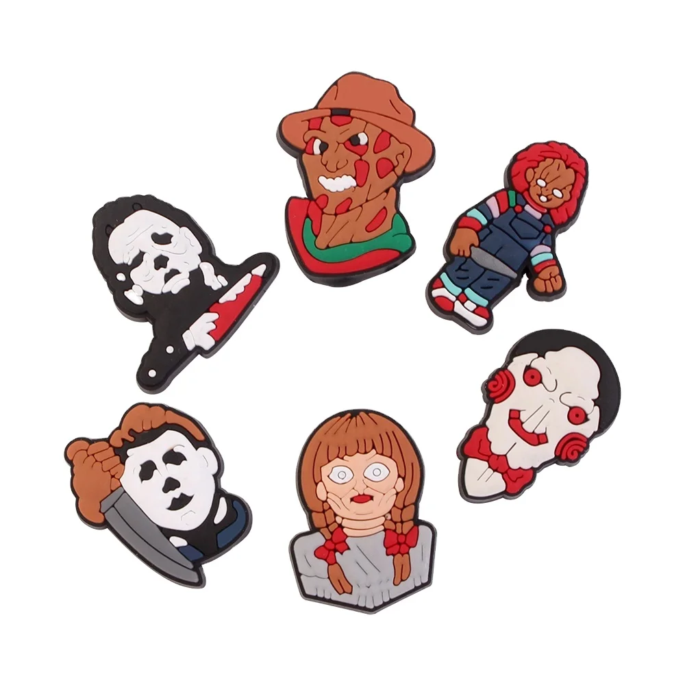 

PVC Shoe Charms Customized Croc Shoe Charms Shoe Decoration Arrival Rubber New for Kids Bag Stephen King's It Style Buckle Air, Picture