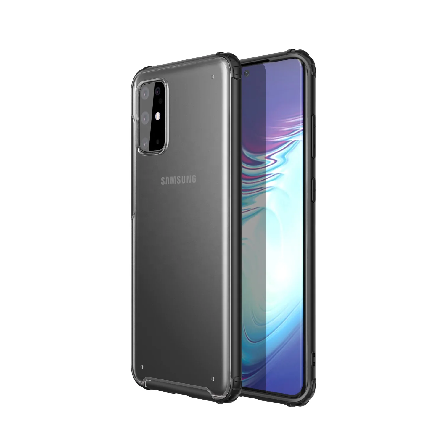 

Factory Supply 2 in 1 Mobile TPU PC Phone Case for Samsung S20 Accessories Hybrid Back Cover for Samsung S20 Pro S20 Ultra, Transparent