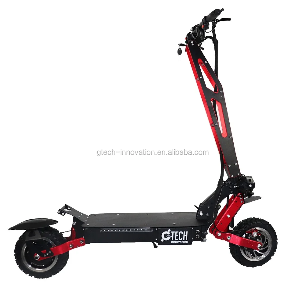 

Gtech Z9 6000W foldable dual motor citycoco fat tire adult electrical scooter for Europe, Black