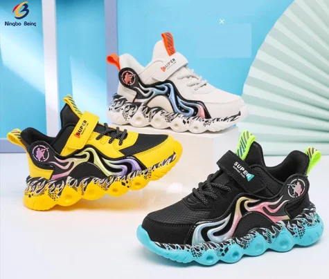 

Hot sale toddler shoes girl toddler walking shoe kids boys breathable running shoes