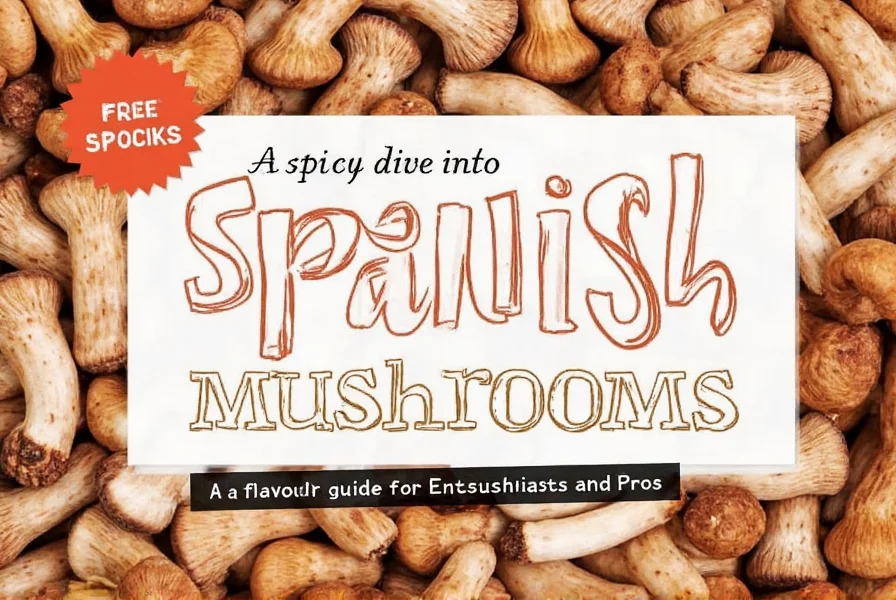 Fresh Spanish mushrooms