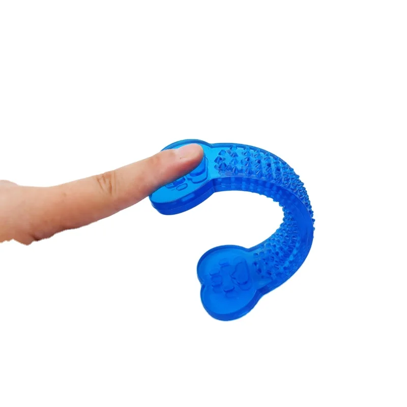 

Household Dog Chew Teeth Cleaning Stick Home Casual Bone Shape Toothbrush Creative Rubber Pet Teeth Cleaner