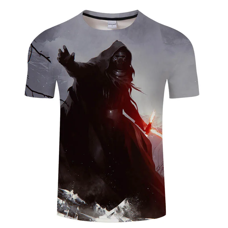 

The Mandalorian The Child When Your Song Comes On T-Shirt Men's Dark Lord Darth Vader Graphic T-Shirt, Multi