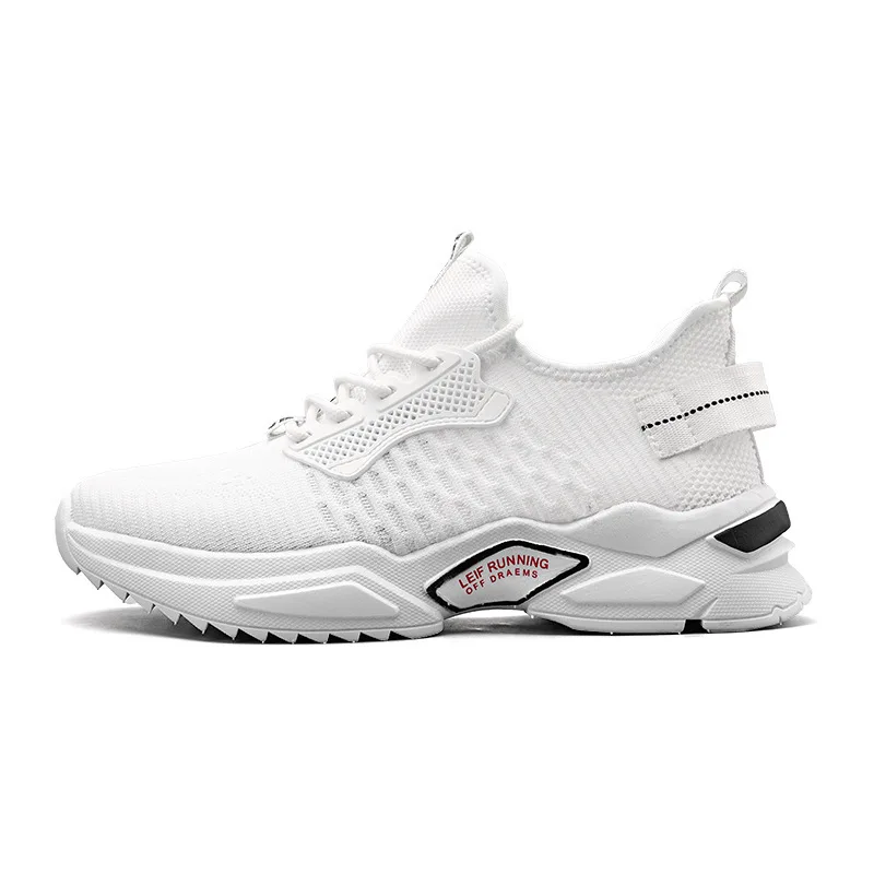 

Summer mesh fly knit shoes men's breathable casual sports shoes, 3 colors