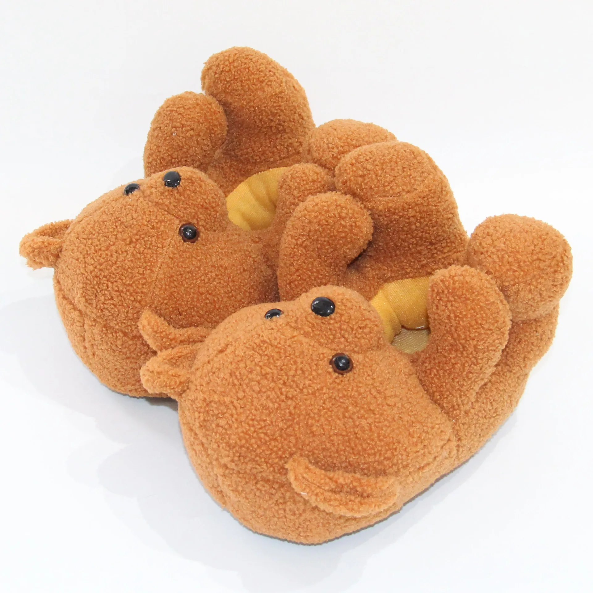 

New Shelves Teddy Bear Slippers In Bulk Fluffy Teddy Bear Slippers Cheap With High Popularity, 9 colors