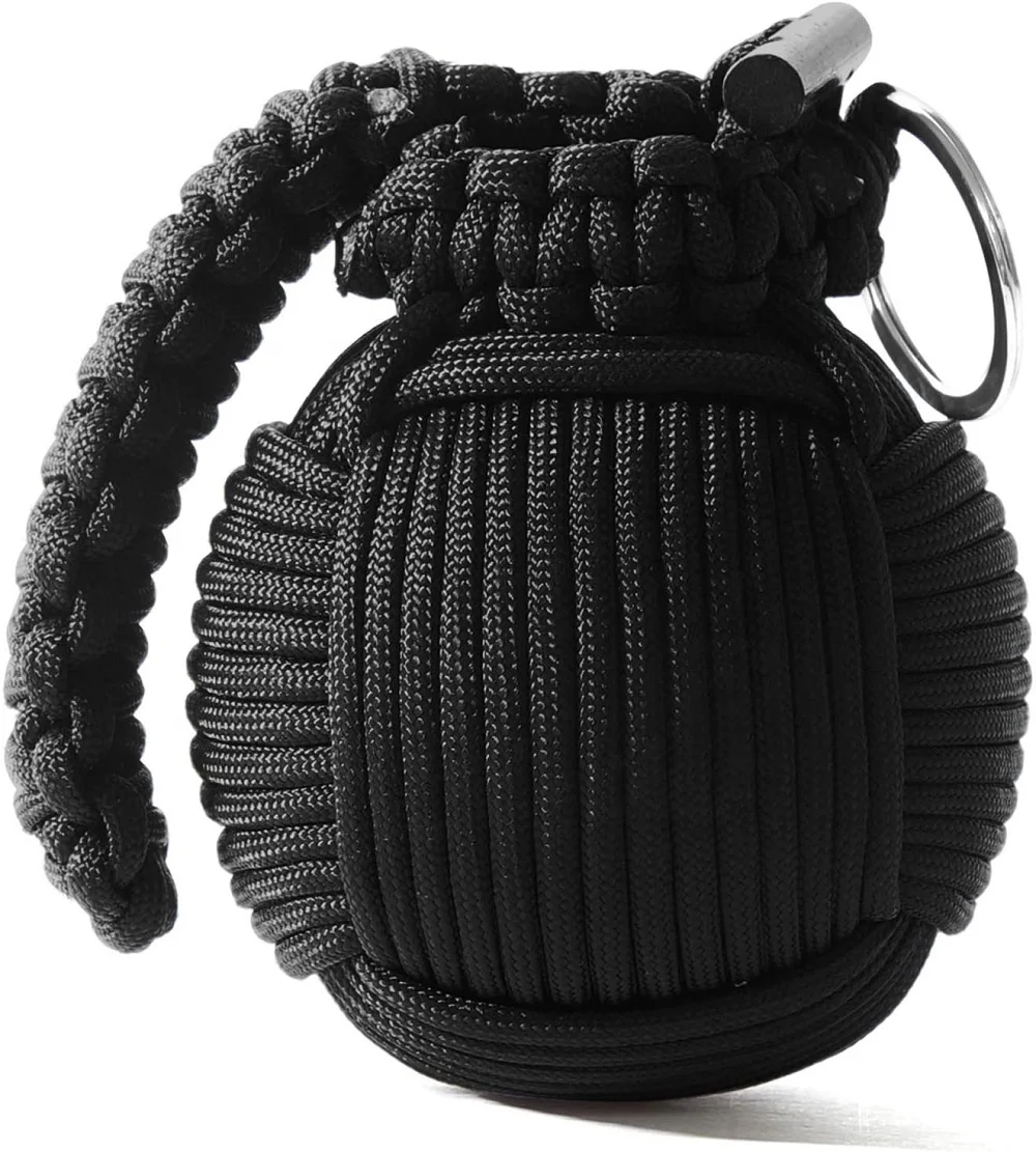 

48-in-1Multi Professional Tools Emergency Gear Grenade Paracord Survival Kit, Over 300 colors