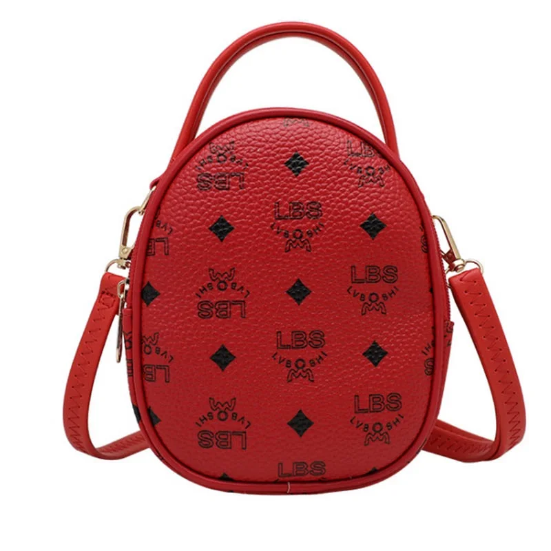 

wholesale new fashion retro small Oval PU crossbody shoulder bag for women