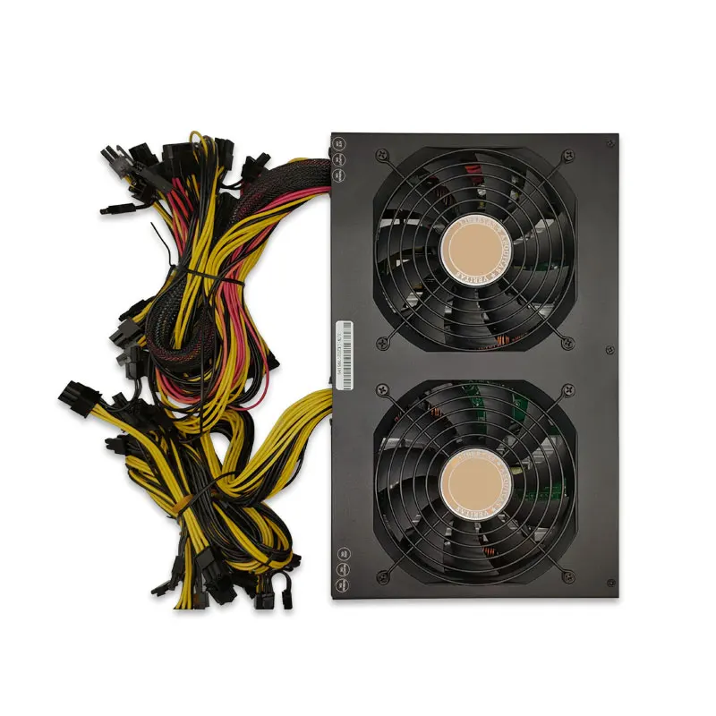 

Hot Selling ATX 3600w 2400w 2000w 1600W 1800 90PLUS Gold PSU Power Supply Support 6 GPU 8 GPU 12GPU