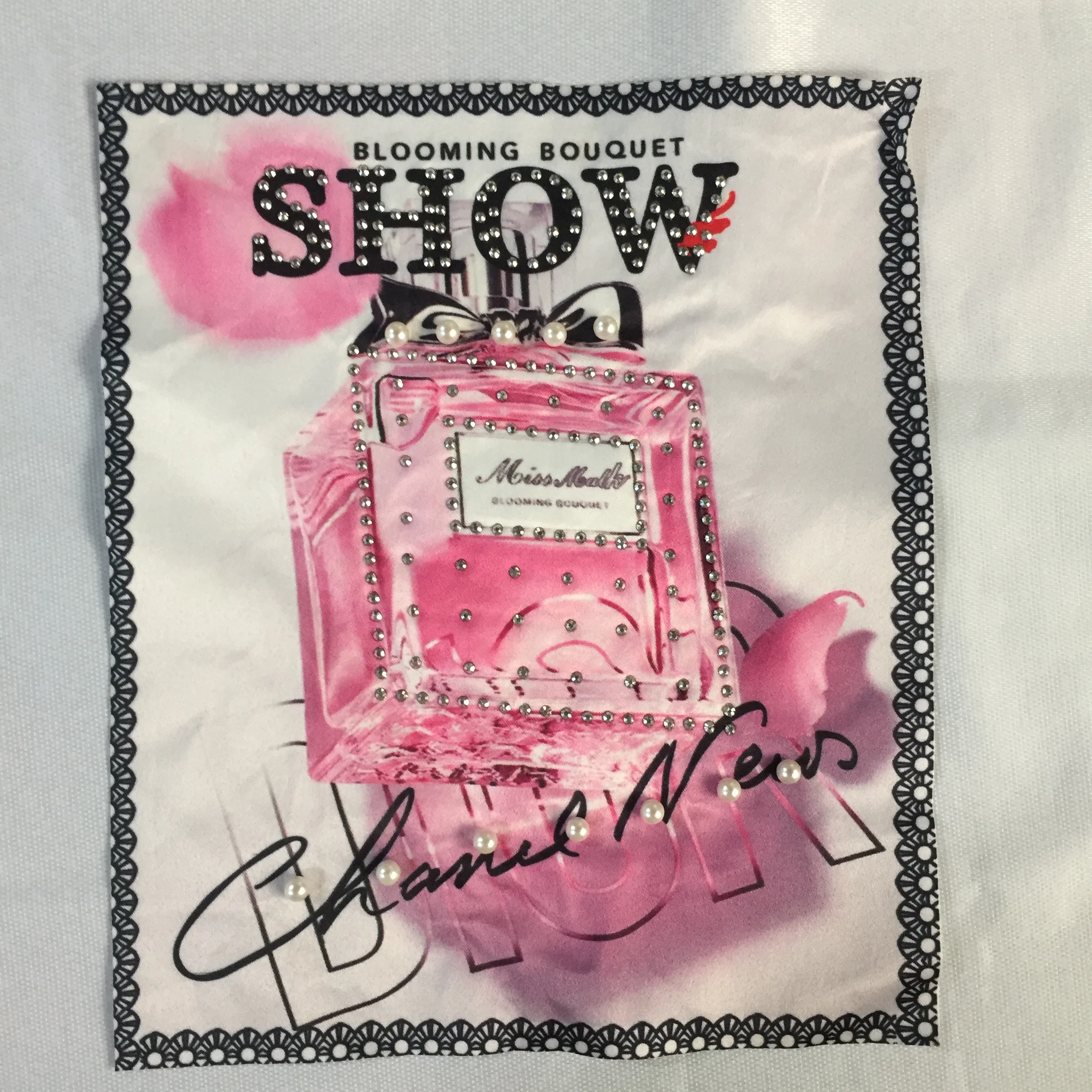 

Factory Custom Patch Fashion Digital Printing Patches With Pompom Ball For Clothes, Custom color