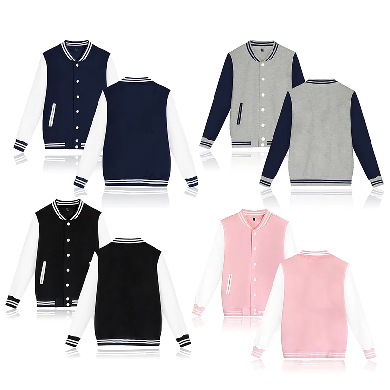 

Customized Men Clothes Varisty Jacket Men's Women Plus Size Letterman Jackets Unisex College Coats