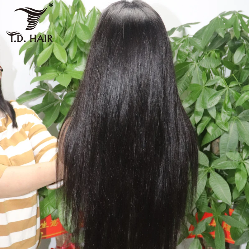 

Straight Transparent Lace Front Wig 13x4 size ear to ear Frontal Lace Wig Straight Virgin Human Hair Quality