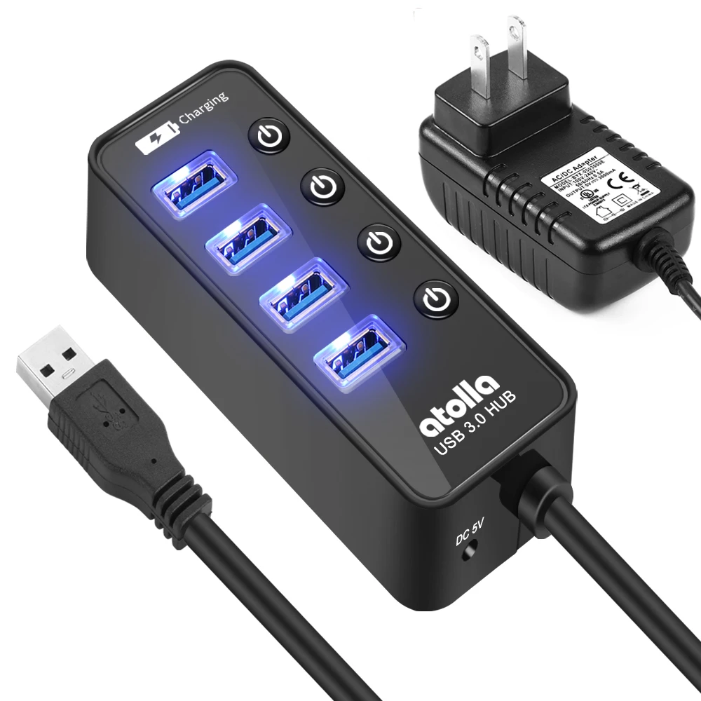 High power usb. USB Hub 3.0 без питания. Адаптер для USB-концентратора цифровой. Мощный USB Hub. Повер адаптер.