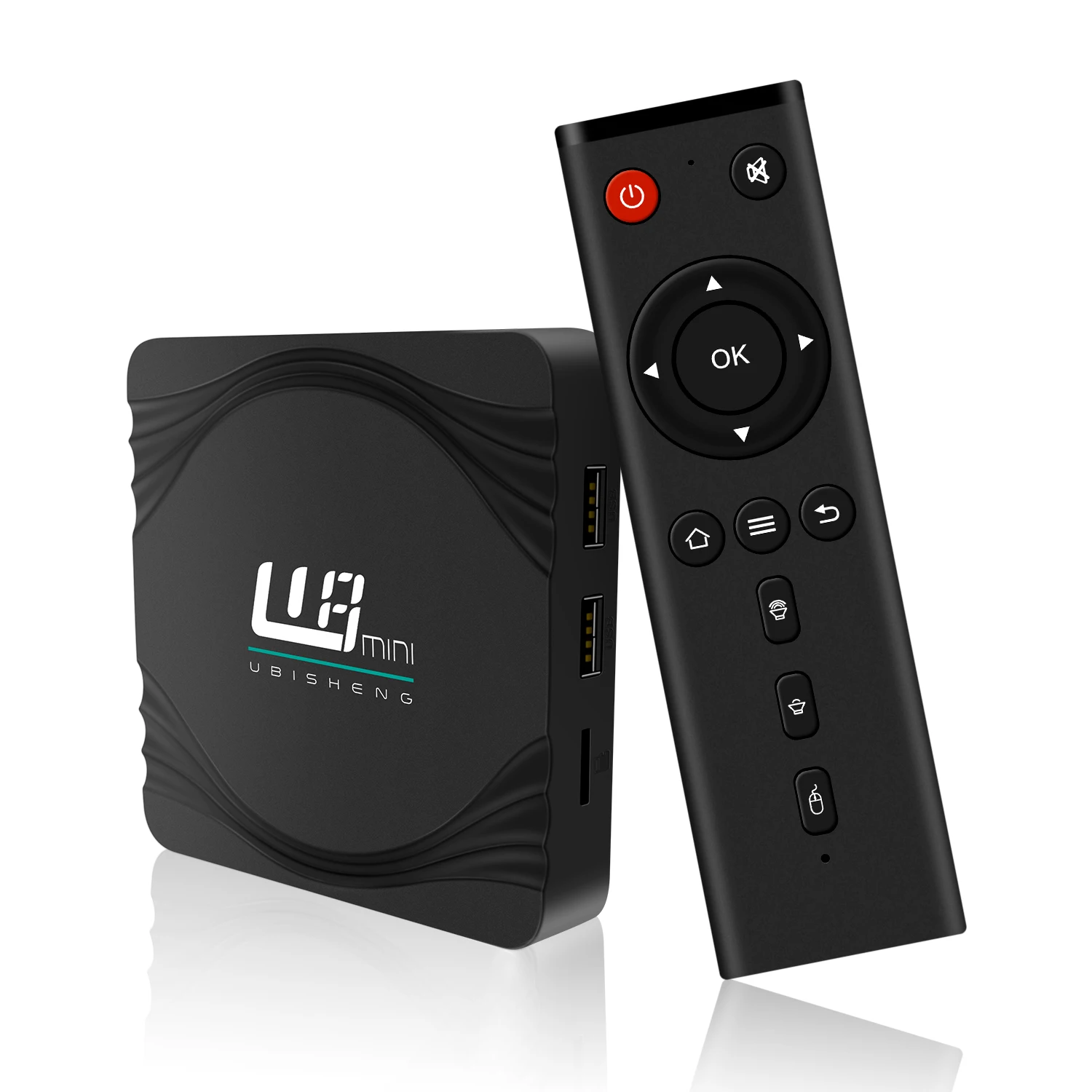 

Full Hd media player digital box for advertising iptv ott android TV BOX, Black