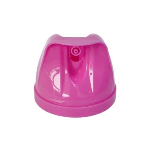 Custom 65mm Dual-Layer Non-Spill Aerosol Over-cap for Air Freshener Spray Cans Chemical Industrial Use Plastic Spray Caps