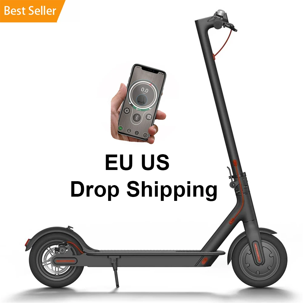 

Best 350w Fold EU Europe Warehouse Wholesale Electrico Kick E Folding Two 2 Wheel Foldable Electric Electr Scooter for Adults