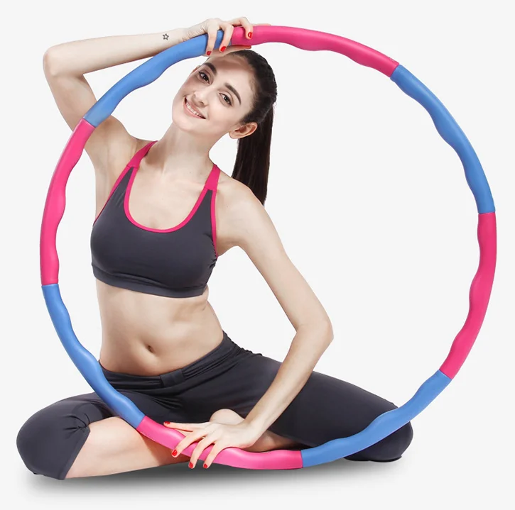 

Manufacturer Direct Hula Ring Hop Adjustable Detachable Fitness Hula Ring Circle Weighted Exercise Fat Burning Unisex Hoola Hoop