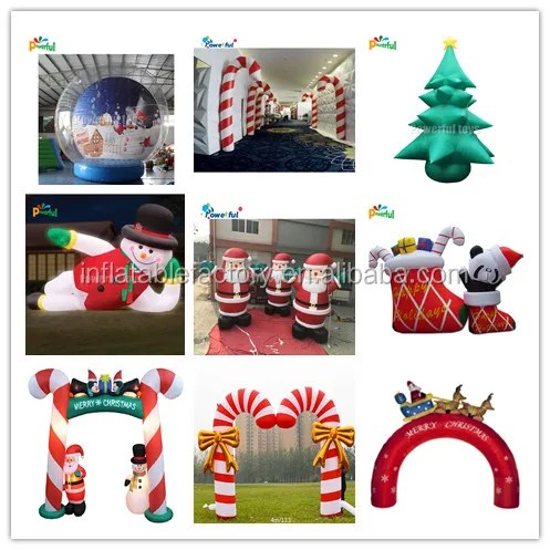 Airtights Christmas Decoration Helium Balloon PVC Inflatable Candy Cane Balloon