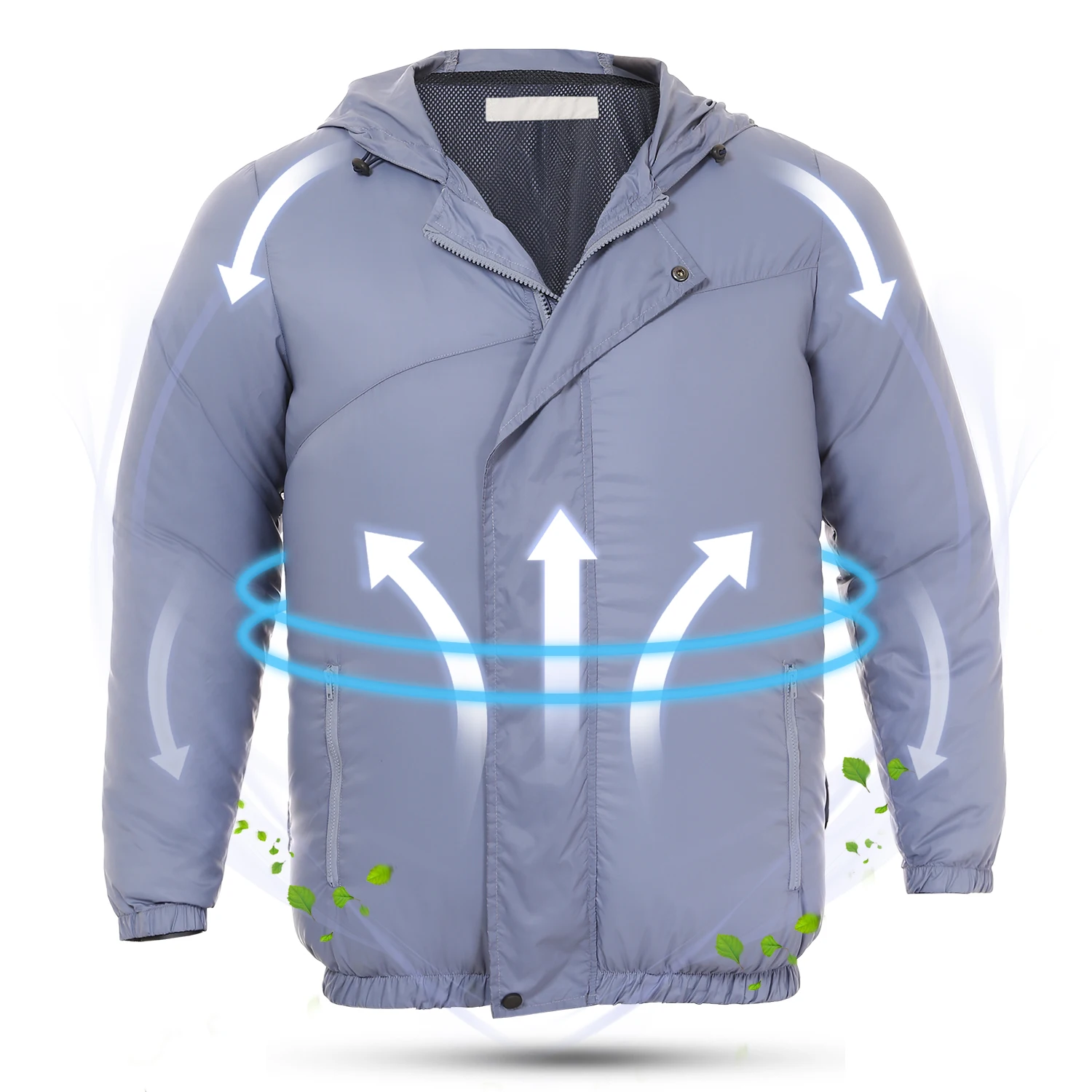 VINMORI  Clothing UPF+30 Thin Overalls USB Power Supply Waterproof UV protection Measures Sweat Dry air Conditioned Clothing