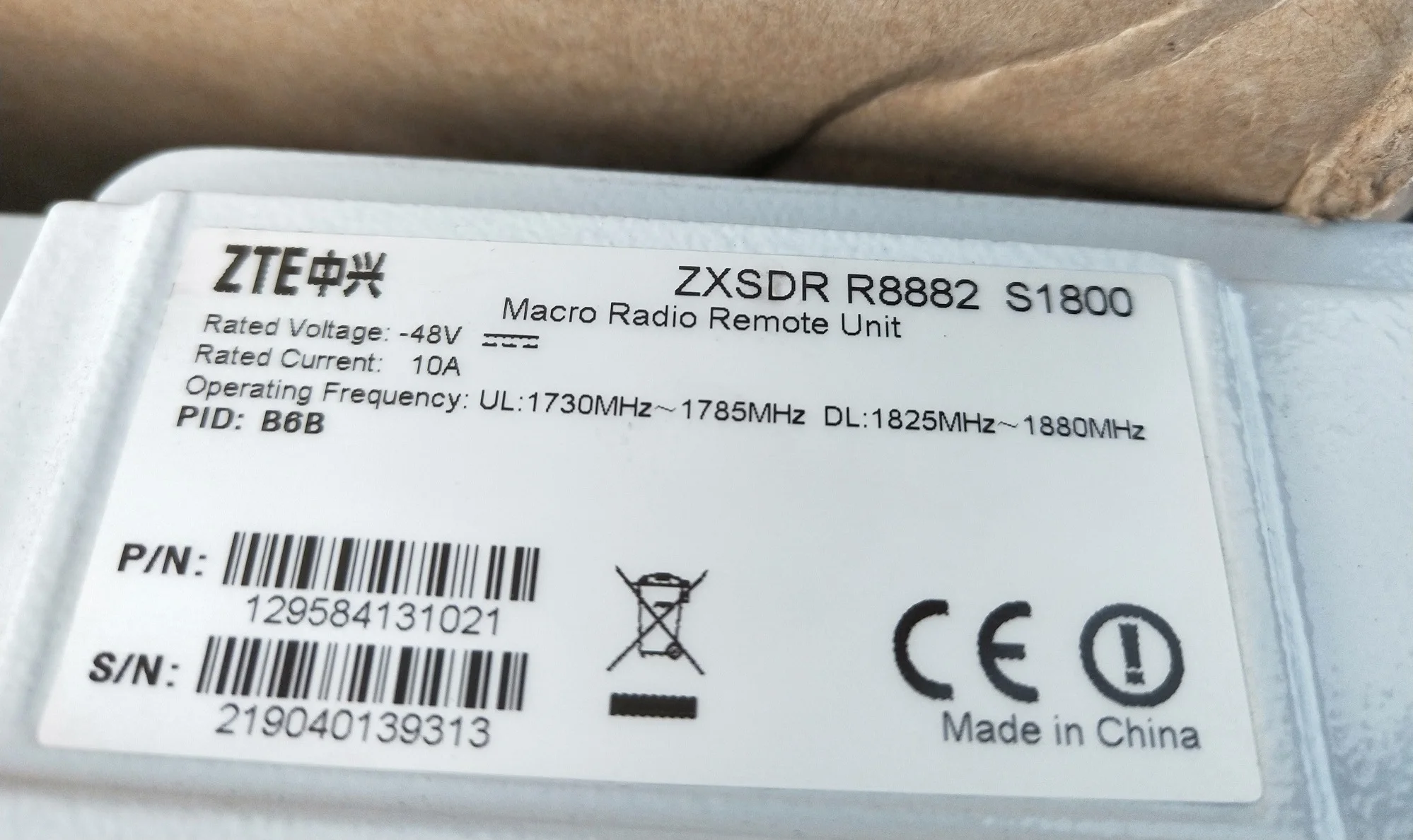 ZTE ZXSDR RRU R8882 S9000 B6C| Alibaba.com