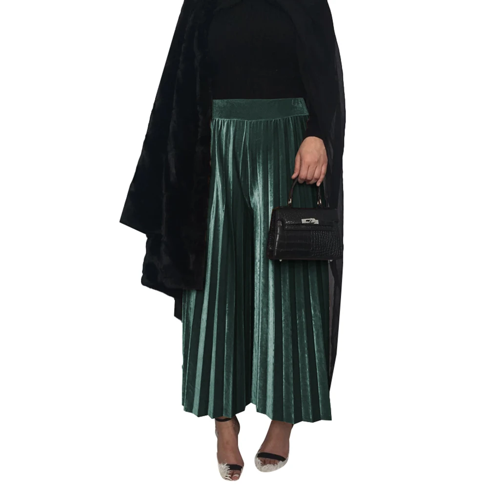 

Fashionable loose velvet pants for women bottoms trousers