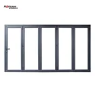 CSA NFRC AS2047 ti&ecirc;u chuẩn gi&aacute; rẻ b&ecirc;n ngo&agrave;i nội bộ 5 bảng điều chỉnh nh&ocirc;m bi gấp gấp gấp ban c&ocirc;ng patio cửa