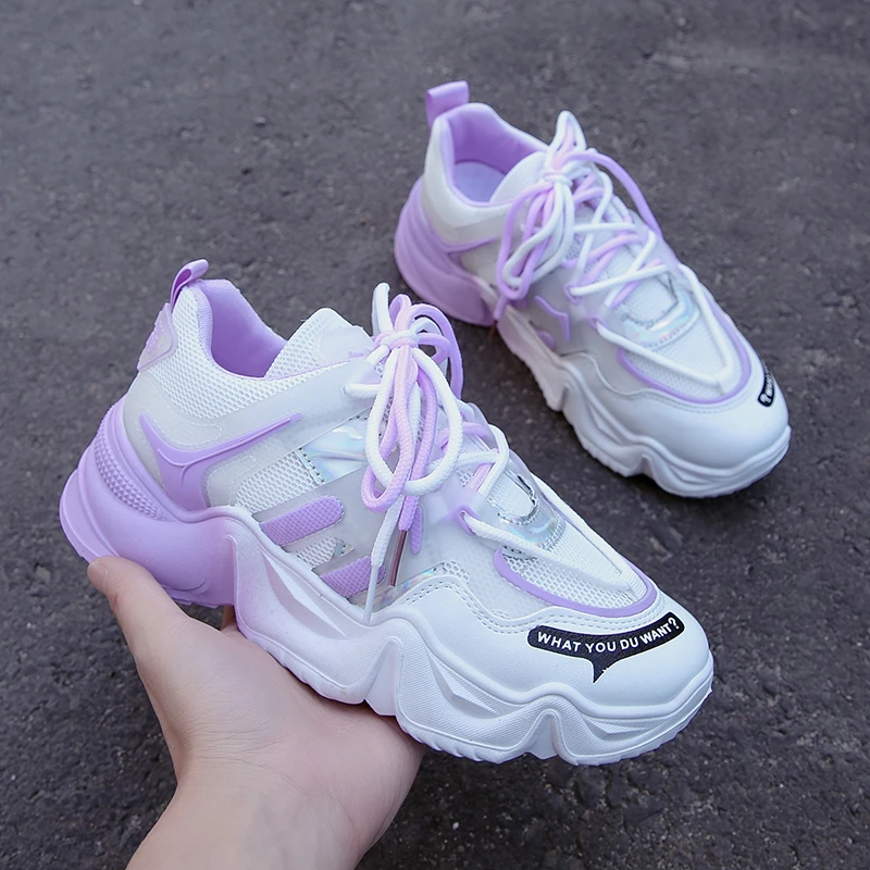 

Women Running Shoes Breathable Outdoor LightWeight Sports Shoes Casual Walking Platform Ladies chunky Sneaker women Casual Shoes