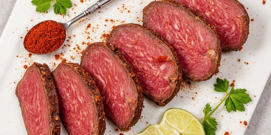 Jar of homemade pastrami spice rub