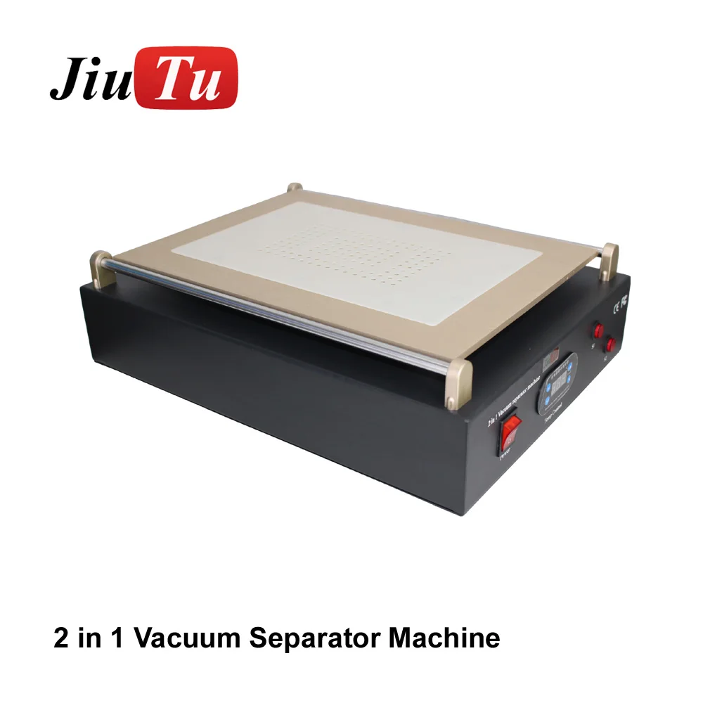 
2 in1 Built-in Vacuum LCD Screen Separating Machine For iPad iPhone and Table PC Repair 19 inch Separator Jiutu 