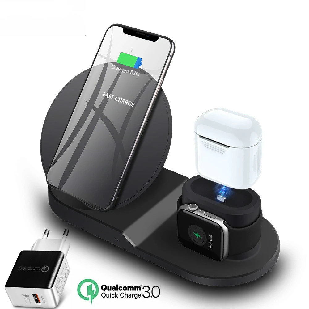 

2019 Hot Selling New Design Qi 15W Fast Type-c Charging Wireless Charger for Samsung for iPhone