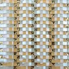 2x2 golden select wave glass mosaic wall tile shower
