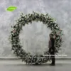 GNW Large strong round high quality artificial flower arch is prepared for the wedding decoration