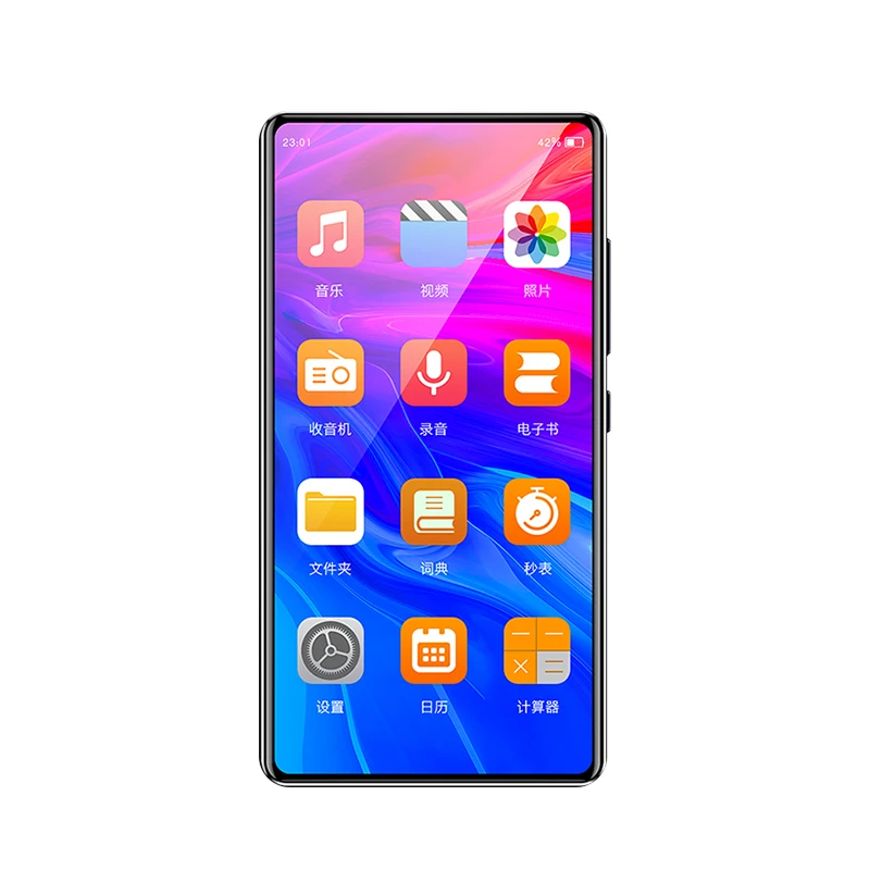 

JWD New Item 5.0INCH Big LCD MP4 Mobile Video Download Up to 128G Digital MP3 MP4 Player, Blue
