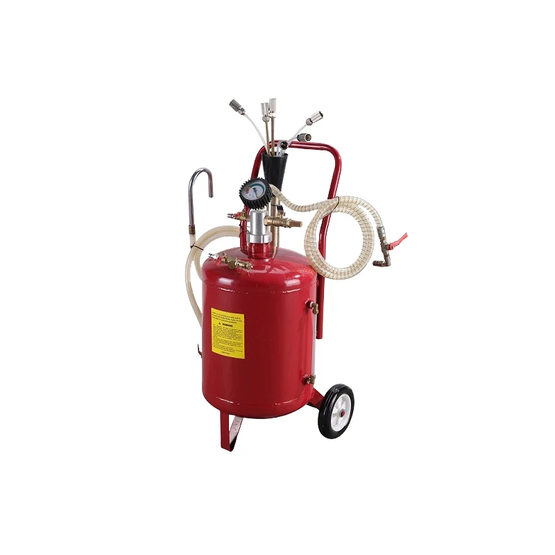 pneumatic fluid extractor and dispenser
