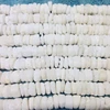 natural gemstone white coral rough coins rough heishi beads rough flat round disc beads