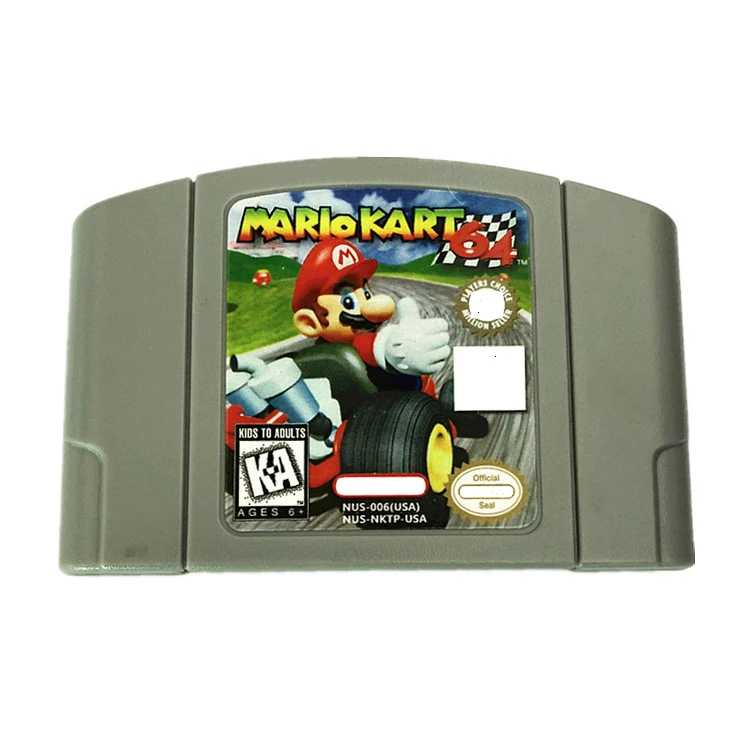 

Video Game Card NTSC US Or PAL version of the N64 Mario Kart n64 For Nintendo accessories
