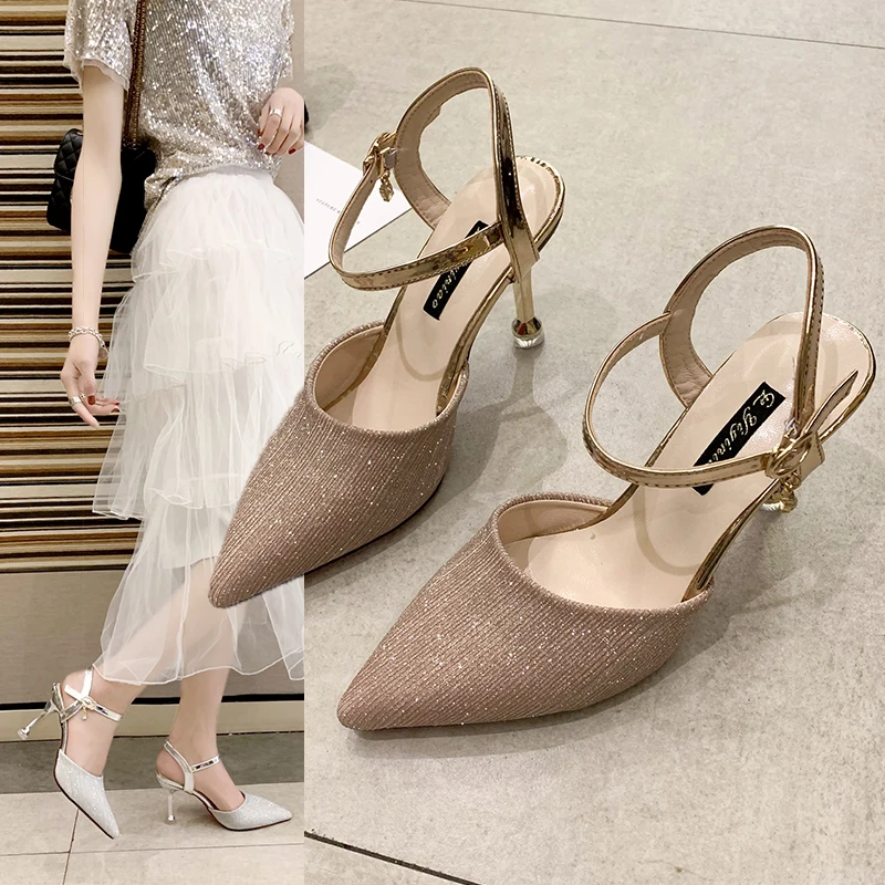 

New Design Summer Chunky Heel women And Lady sexy Flat High Shoes Woman Sandal