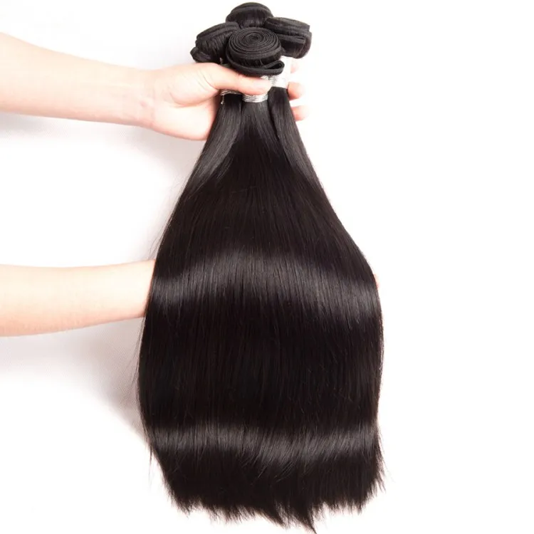 

BF Free sample 10A grade raw virgin unprocessed straight hair bundles mink brazilian human hair