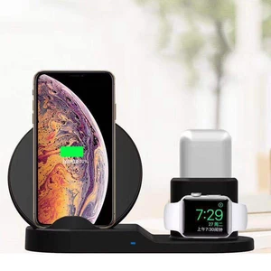 3 1 Fast Wireless Charger Stand iPhone Apple Watch & AirPods