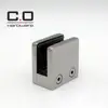 Stainless steel railing fittings square glass clamp for handrail balustrade