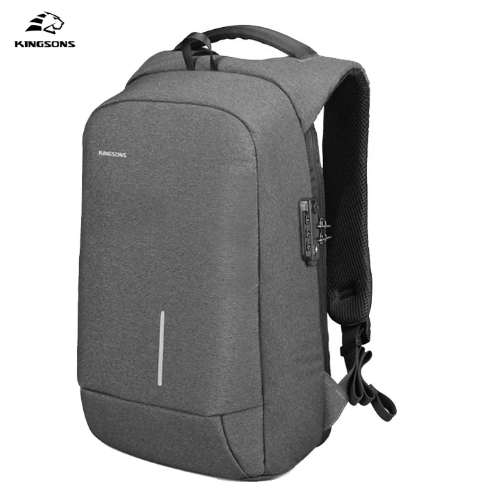 

Hot Selling Business Guangzhou Backpack Bag Pack Wholesale Mens Anti Theft Waterproof USB Zaino Impermeabile Laptop Backpack, Gray or customized