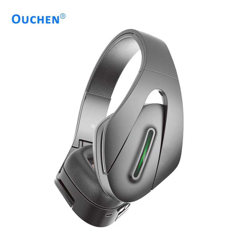 Best quality new design fashion BT headphone with LED light and microphone