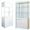 Stainless lockable showcase/ display cabinet for jewelry, watches or ornaments