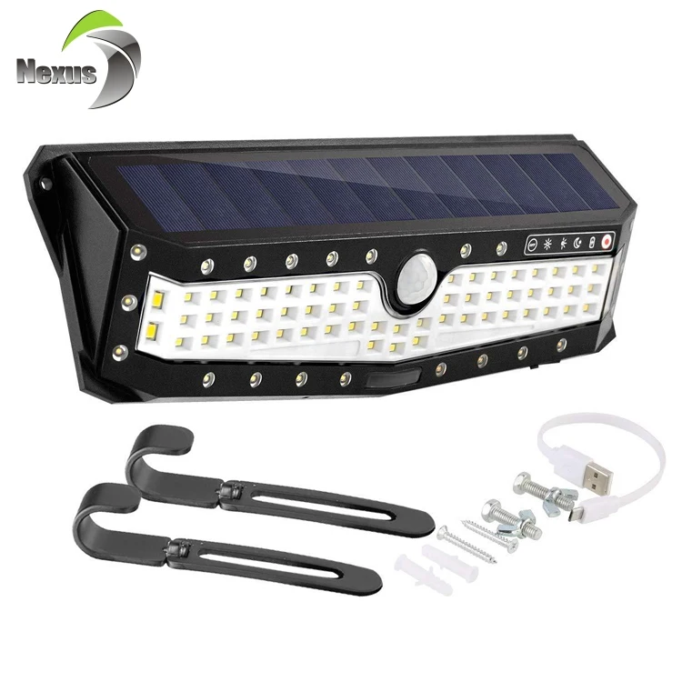 High working efficiency solar panel outdoor lamp led solar wall mounted light fixtures
