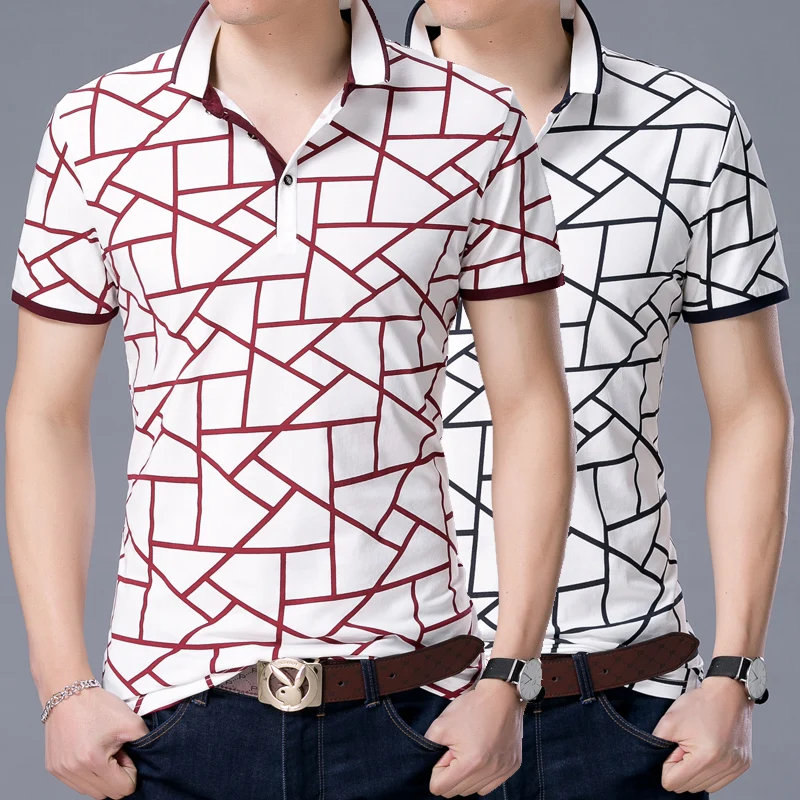 

Hot sale new arrival cheap patchwork print man polo shirt, Black;white;grey;navy