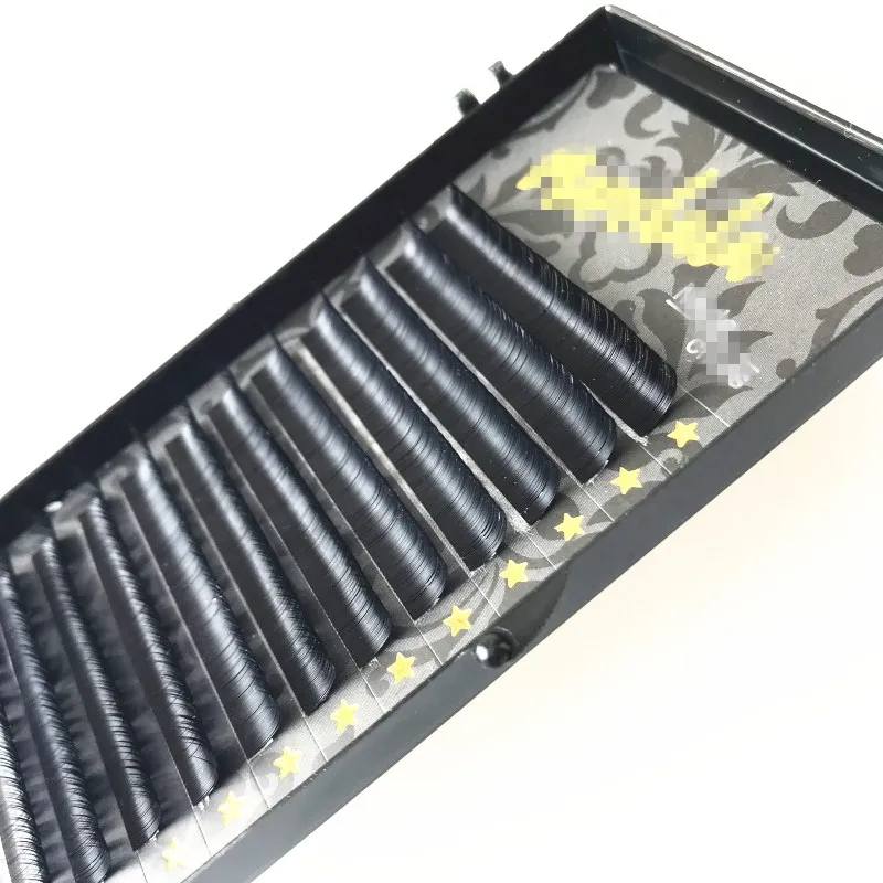 

top sale individual faux mink eyelash extension, Natural black