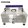 Stainless Steel Single 20L Tank Commerical Funnel Cake/Donut Fryer
