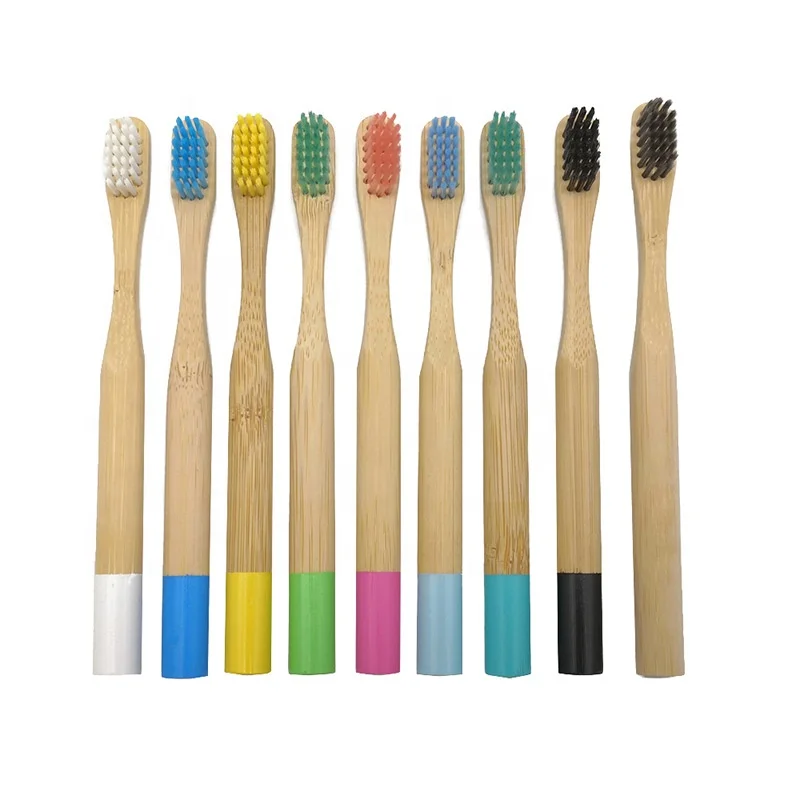 

100% Safe Toddler Kids Toothbrush Natural BPA-Free Biodegradable Toothbrushes, Multicolour