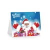 Christmas 3d greeting card lenticular card for promotion christmas decoration