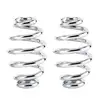 AFR Custom Zinc plated/black coat drum compression coil spring for motorcycle seat