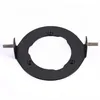 High voltage line electrical pvc pipe clip and cable hinged clamp